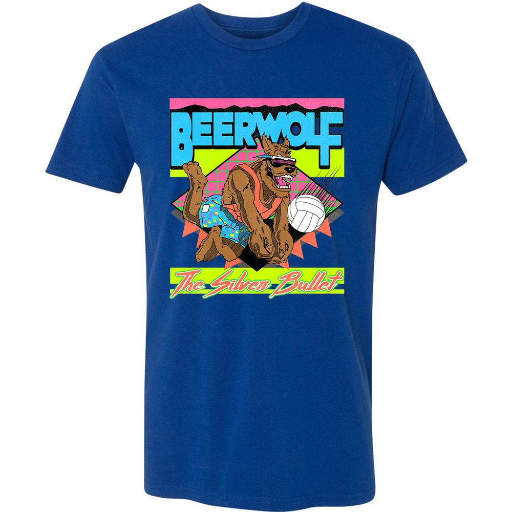 Retro Beach Wolf - Royal - 10