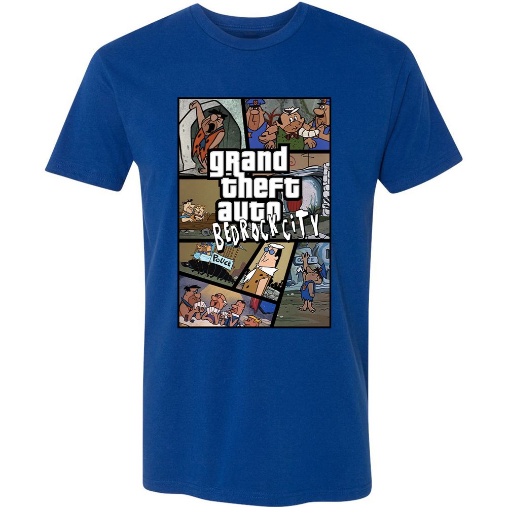 Premium Unisex T-Shirt - Black - Royal - 10