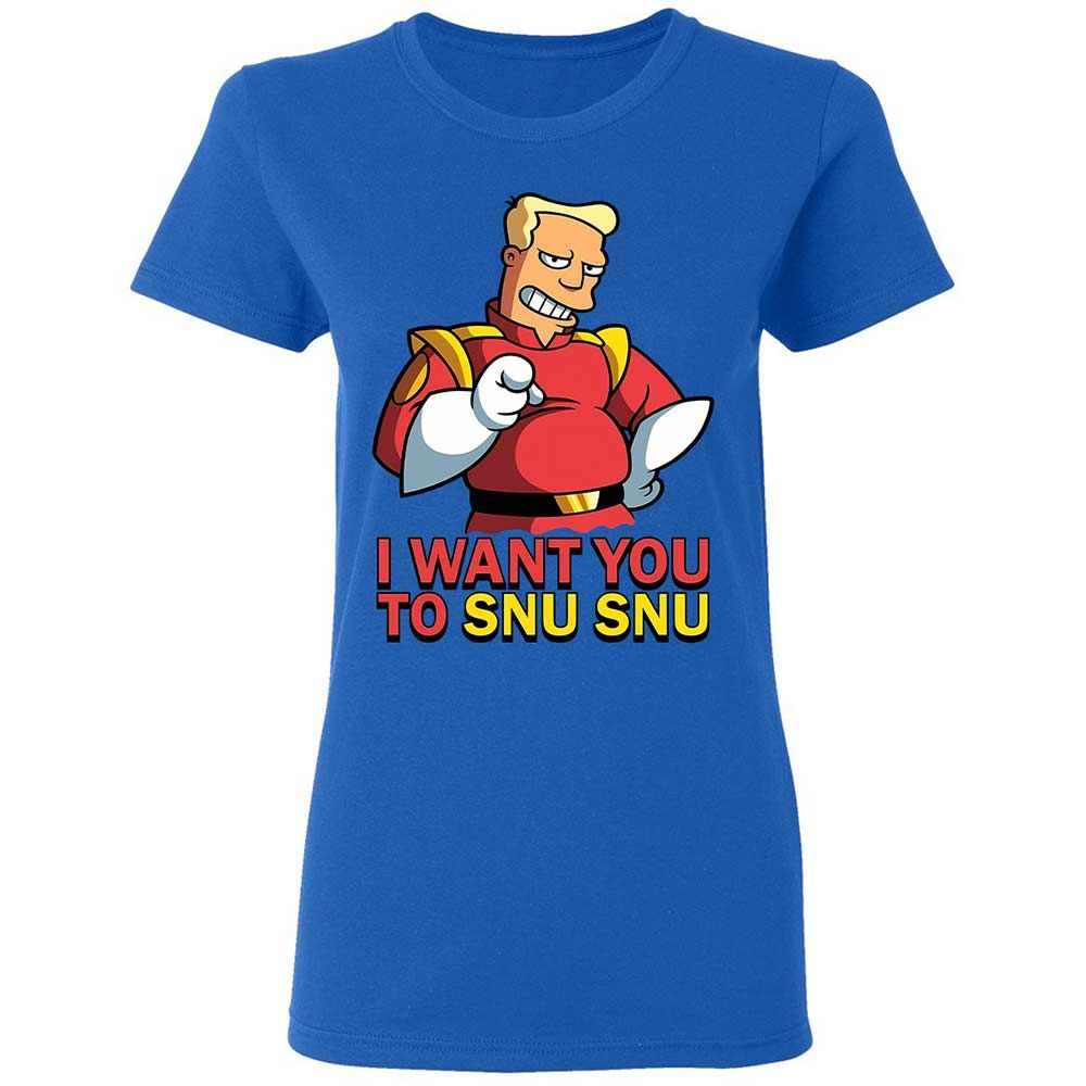Women's T-Shirt - S4QG8ZQA - Royal - 10