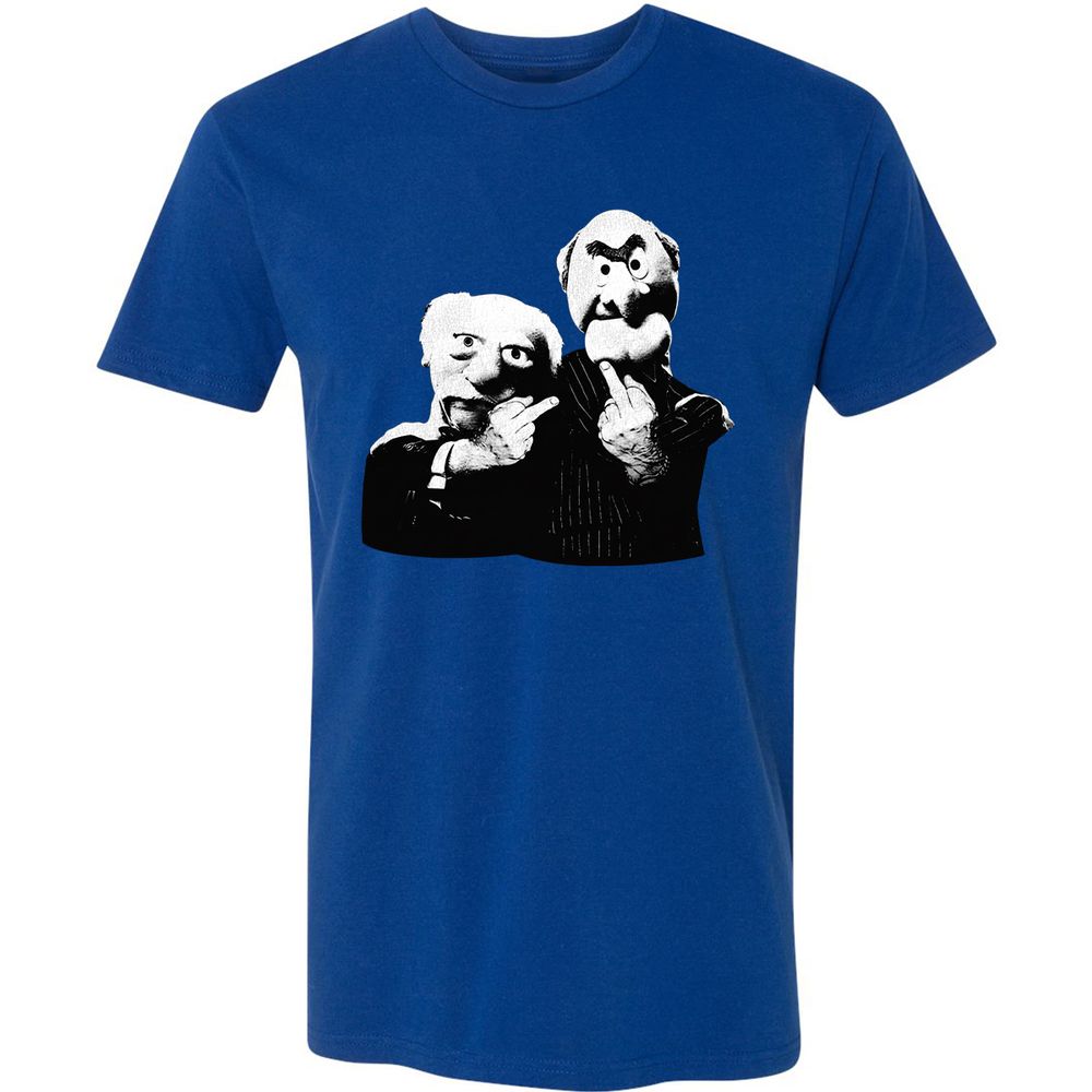 Statler and Waldorf Middle Finger - Royal - 10