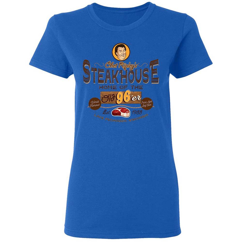 Women's T-Shirt - EY76KWZU - Royal - 10