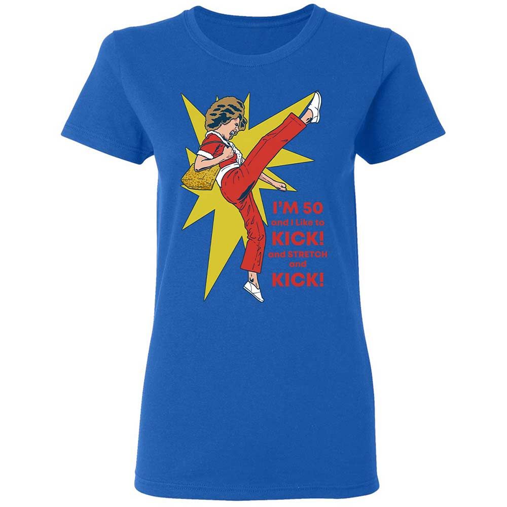 Women's T-Shirt - P65HZZGV - Royal - 10