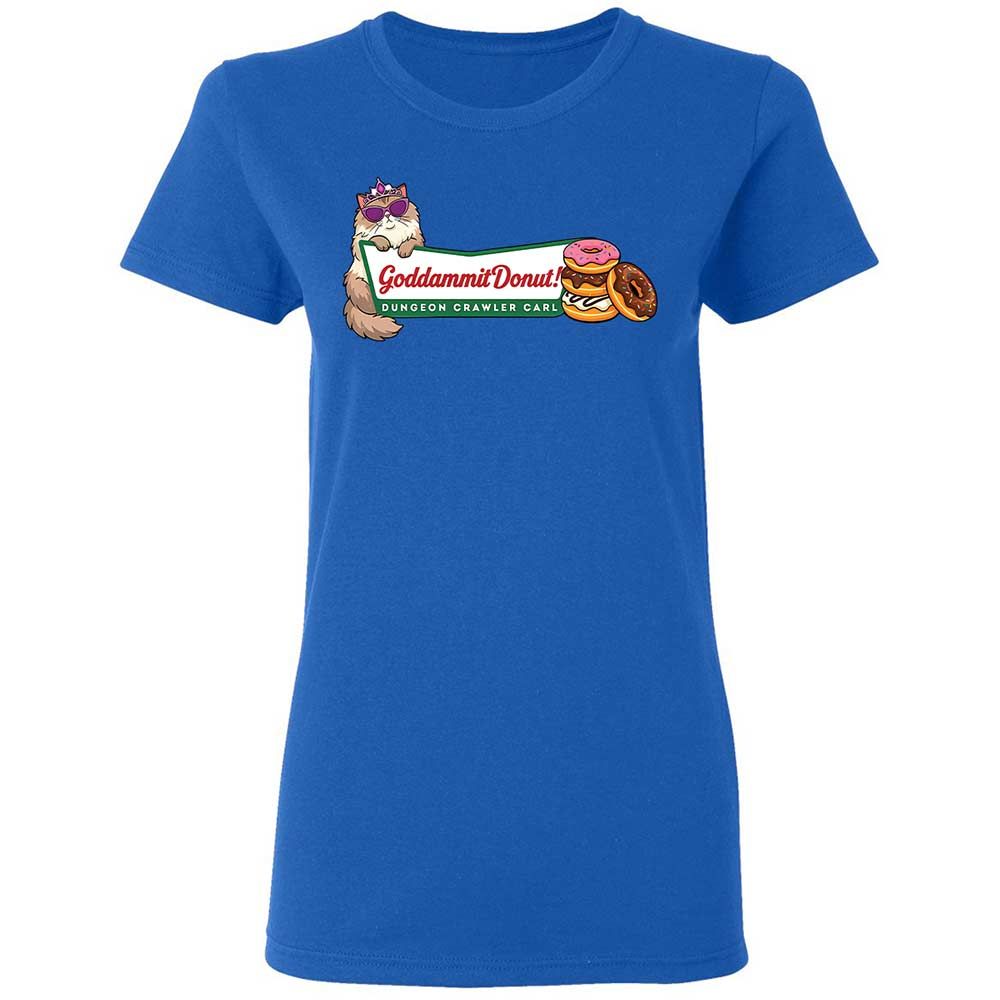 Women's T-Shirt - JY4RPVZD - Royal - 10