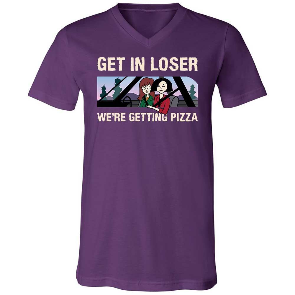 Unisex V-Neck T-Shirt - UNWYVYNR - Team Purple - 10