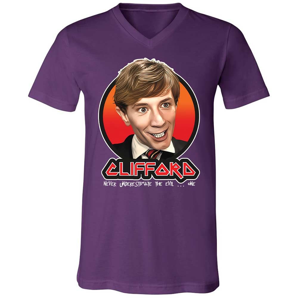 Unisex V-Neck T-Shirt - Q2BRM1JV - Team Purple - 10