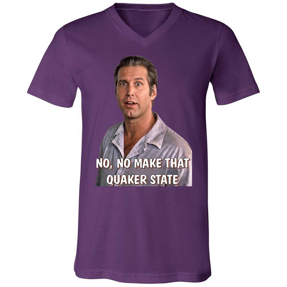 Unisex V-Neck T-Shirt - F567JL3W - Team Purple - 10