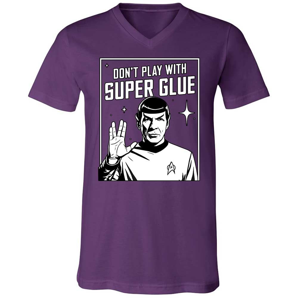 Unisex V-Neck T-Shirt - 9CSFFAAK - Team Purple - 10