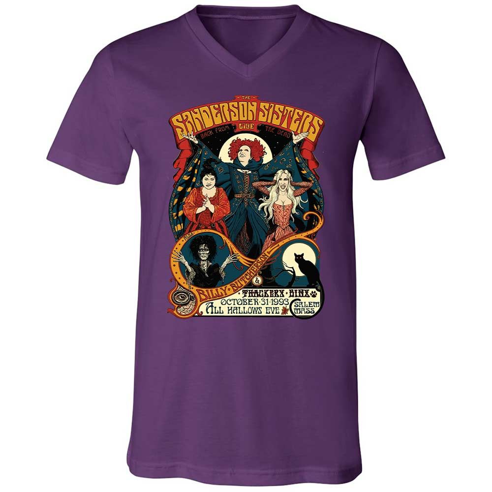 Unisex V-Neck T-Shirt - PWE938TY - Team Purple - 10