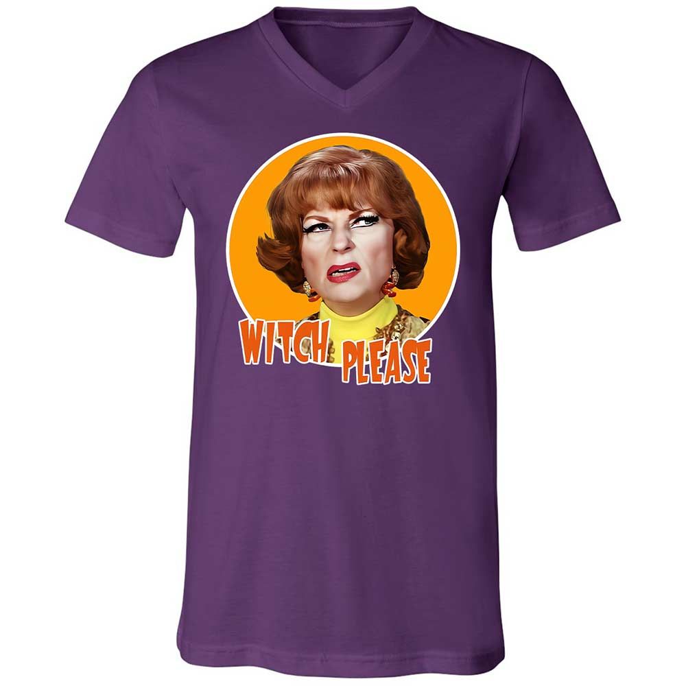 Unisex V-Neck T-Shirt - Y3EJEZ6C - Team Purple - 10