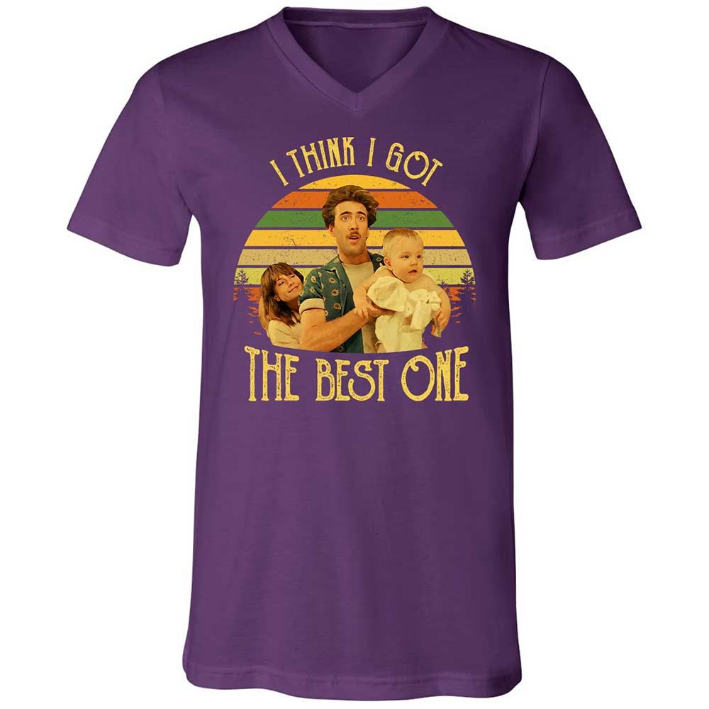 Unisex V-Neck T-Shirt - U8265BWB - Team Purple - 10