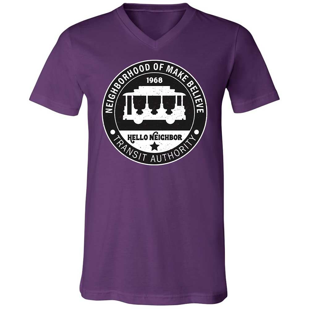 Unisex V-Neck T-Shirt - 91RW9GCB - Team Purple - 10