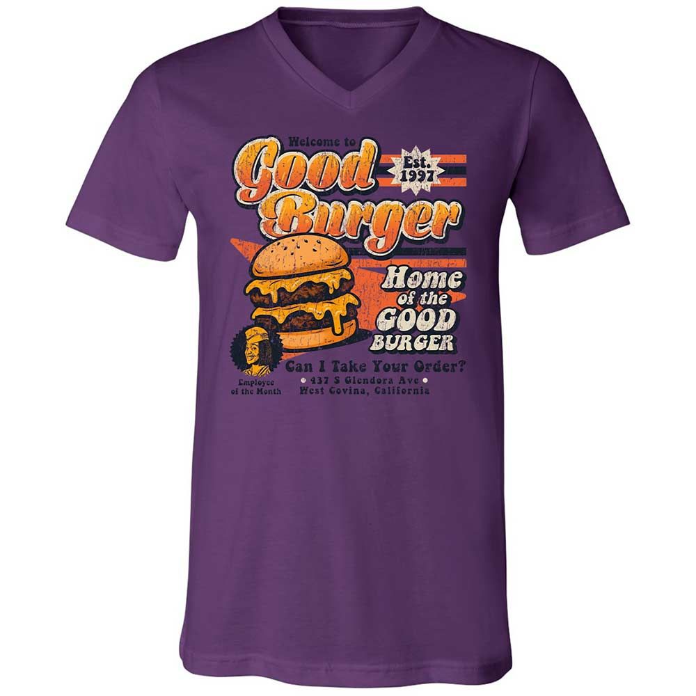 Unisex V-Neck T-Shirt - PV9RAVEM - Team Purple - 10