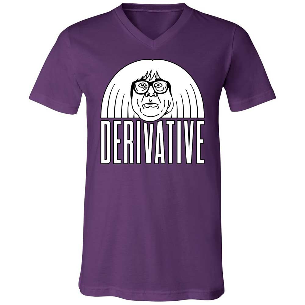 Unisex V-Neck T-Shirt - NCKZ2BPV - Team Purple - 10