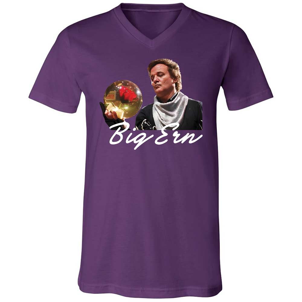 Unisex V-Neck T-Shirt - EQT88DU8 - Team Purple - 10