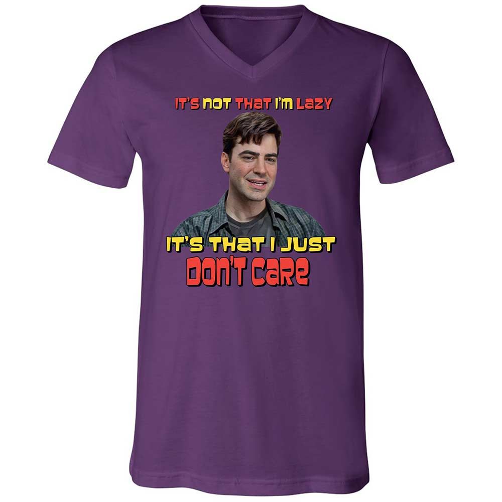 Unisex V-Neck T-Shirt - DPS1MUUZ - Team Purple - 10