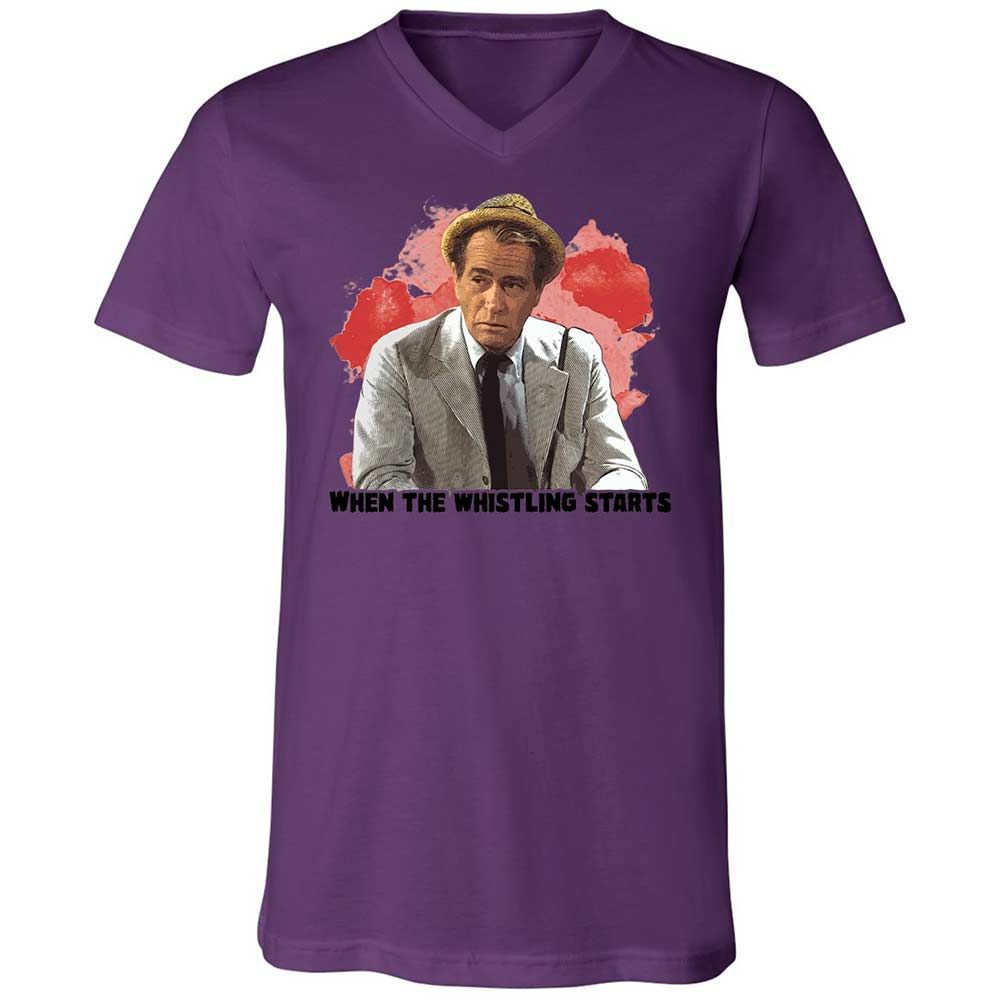 Unisex V-Neck T-Shirt - SKZ93UKW - Team Purple - 10