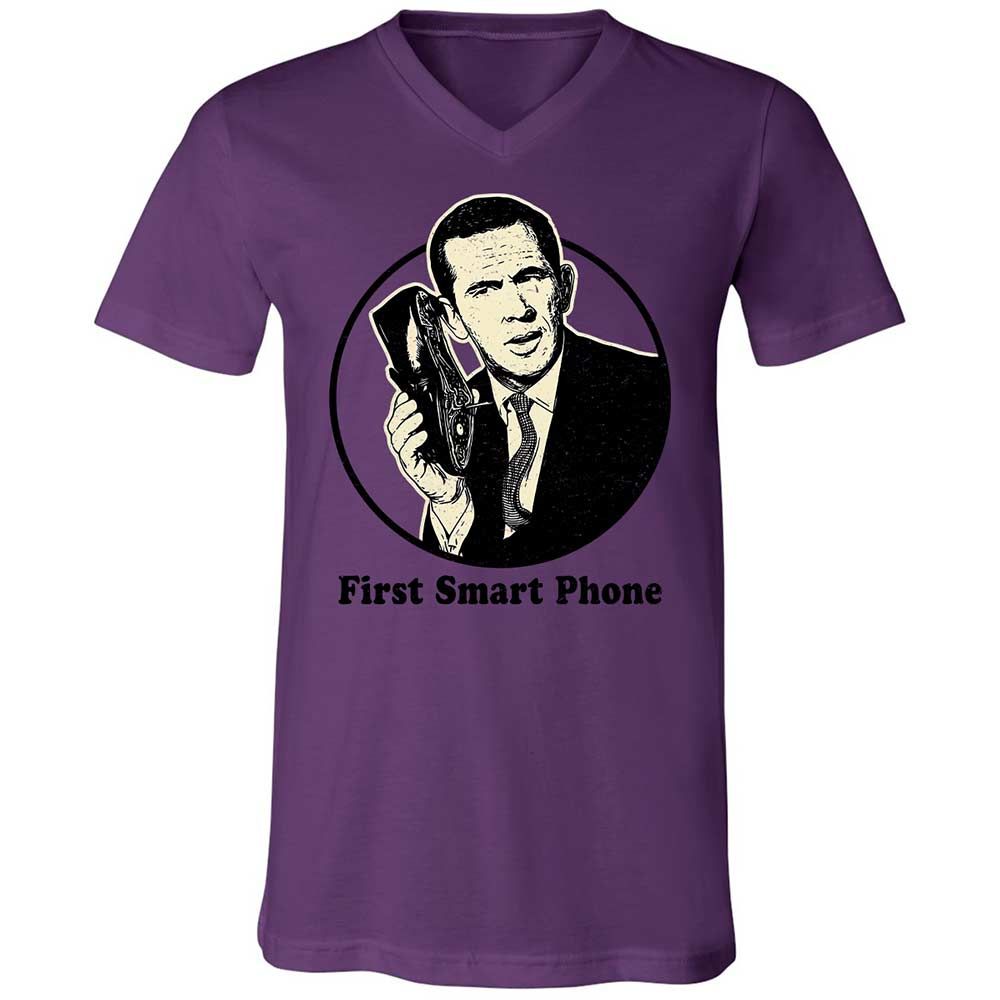 Unisex V-Neck T-Shirt - CG87UUPW - Team Purple - 10