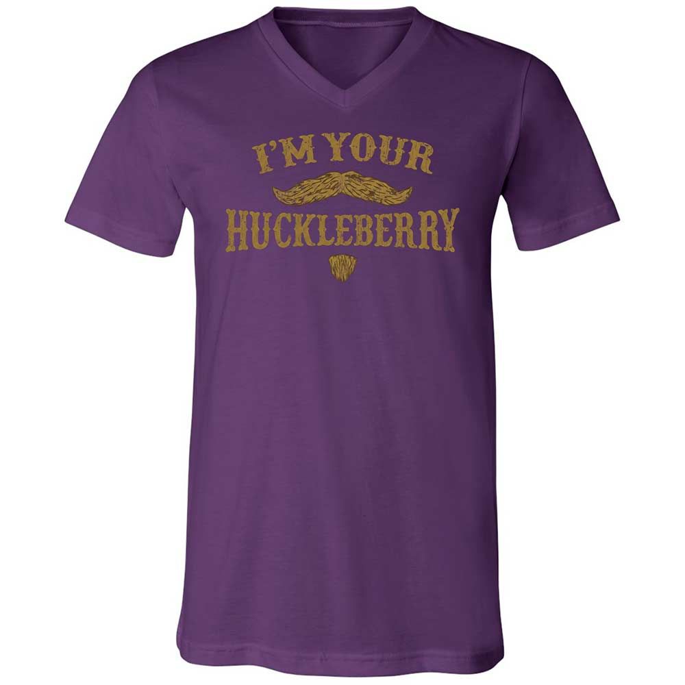 Unisex V-Neck T-Shirt - DXVD3GU1 - Team Purple - 10
