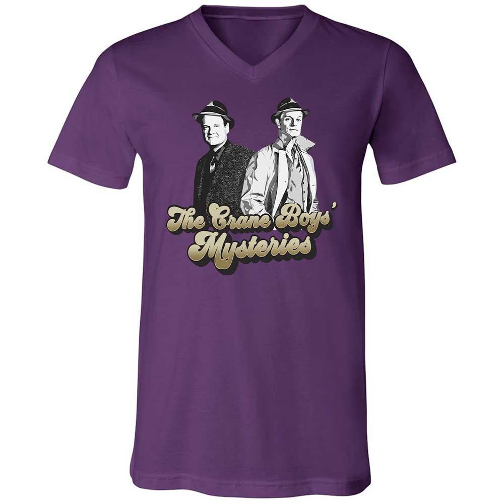 Unisex V-Neck T-Shirt - 35D6P8BD - Team Purple - 10