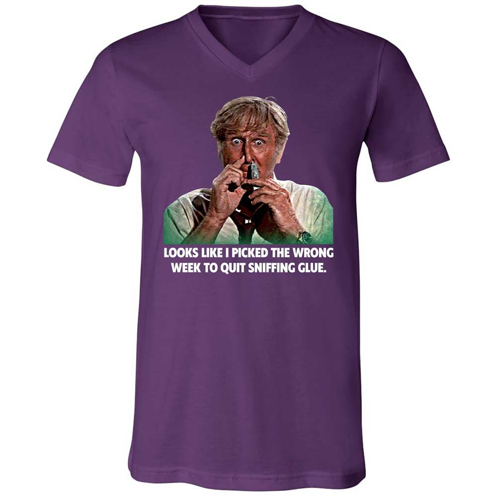 Unisex V-Neck T-Shirt - 9P1CCR8A - Team Purple - 10