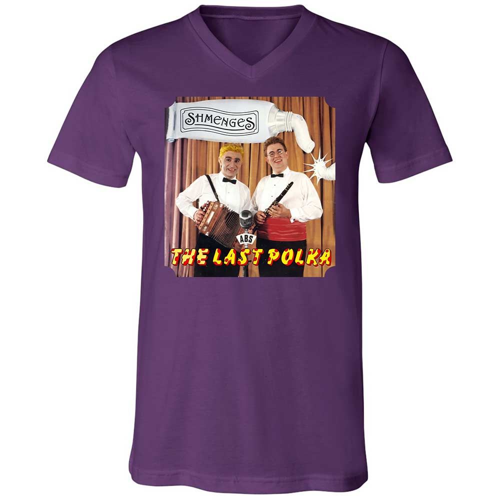 Unisex V-Neck T-Shirt - 4AV3ANL2 - Team Purple - 10