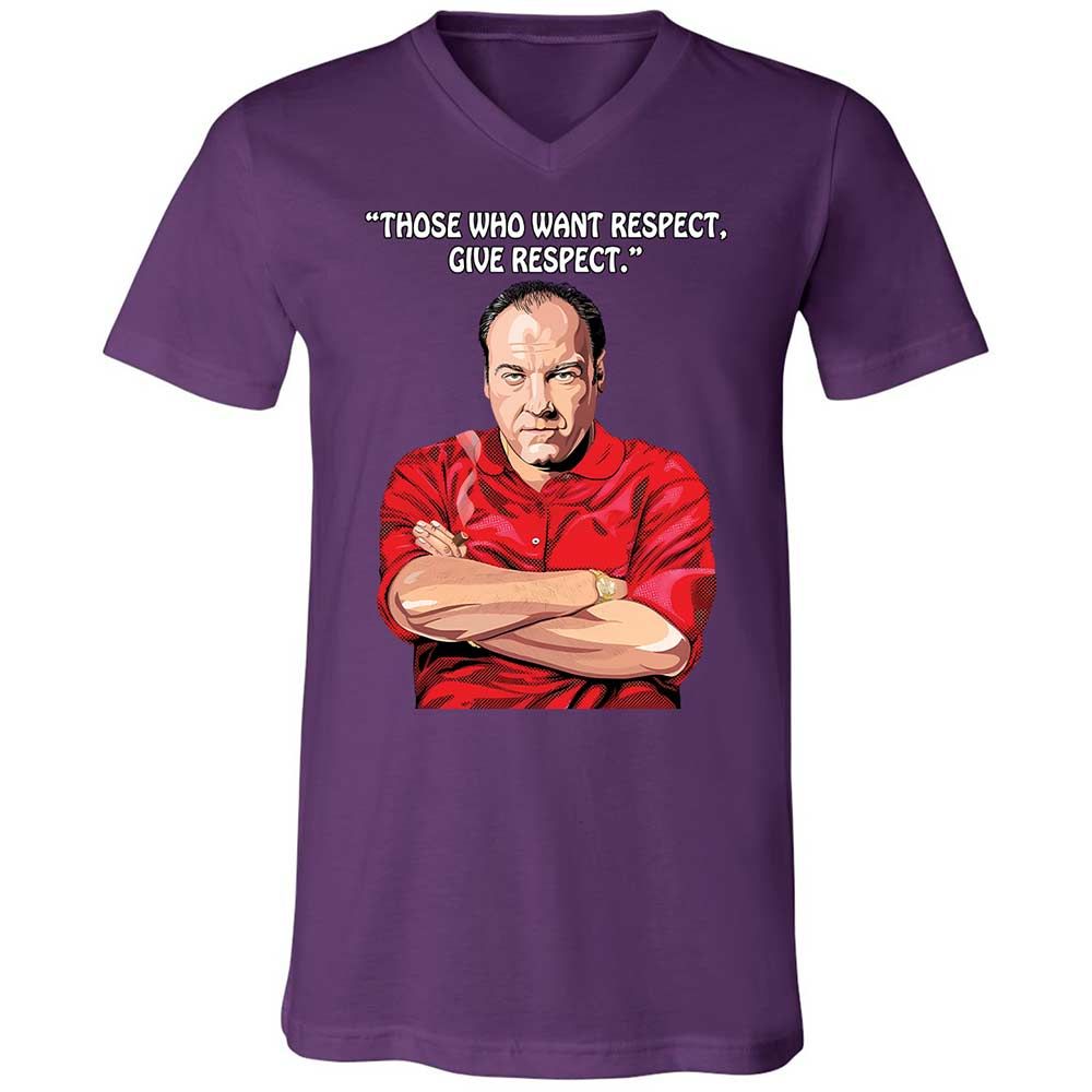 Unisex V-Neck T-Shirt - K9Y3EB2S - Team Purple - 10