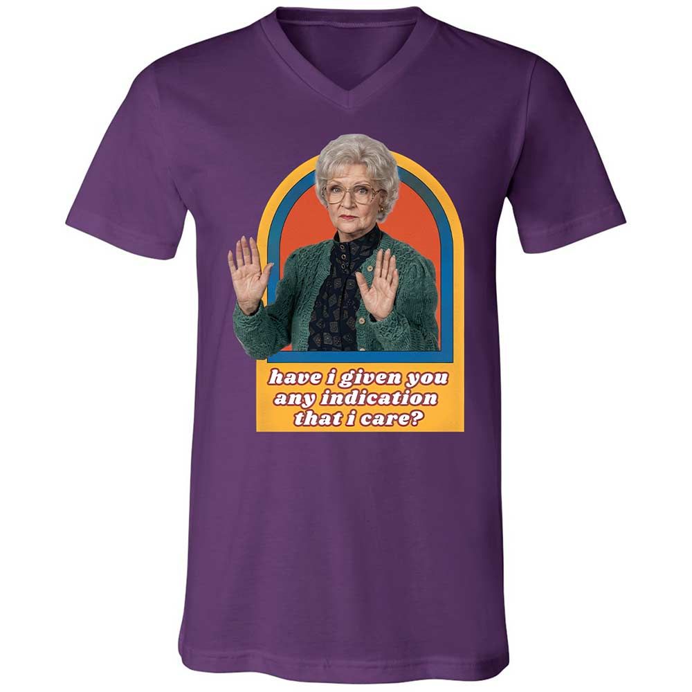 Unisex V-Neck T-Shirt - TWBVYZRT - Team Purple - 10