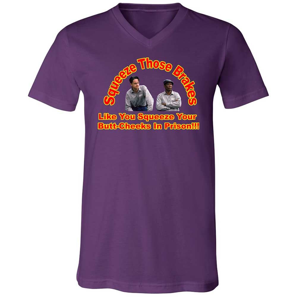 Unisex V-Neck T-Shirt - VT98WLFR - Team Purple - 10