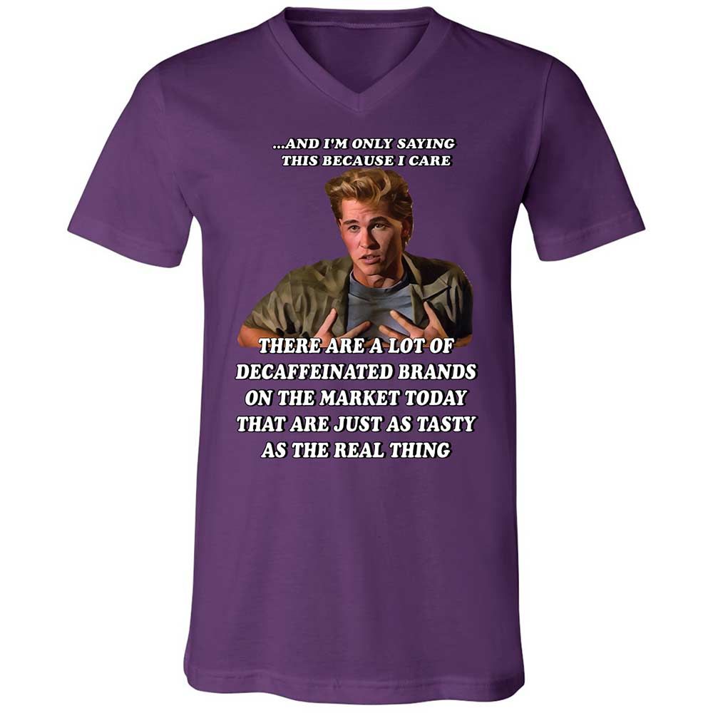 Unisex V-Neck T-Shirt - XBHUR28S - Team Purple - 10