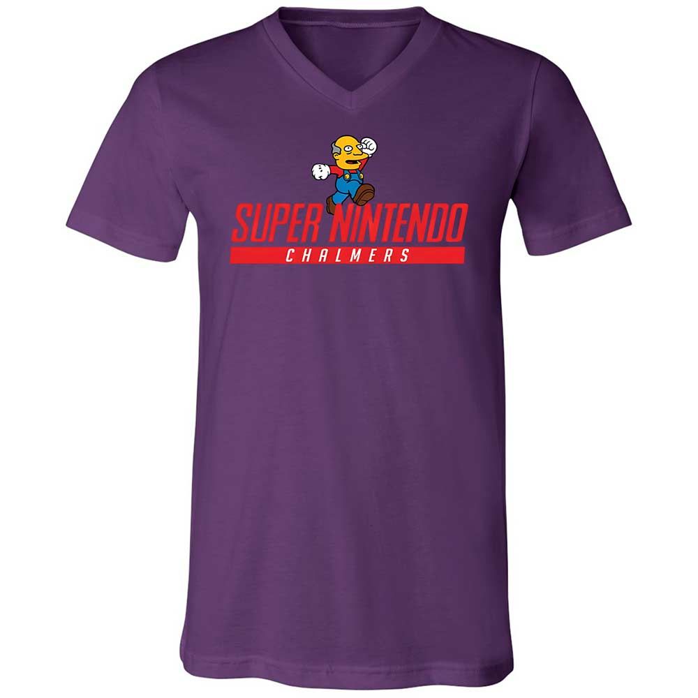 Unisex V-Neck T-Shirt - WKLW5FKM - Team Purple - 10