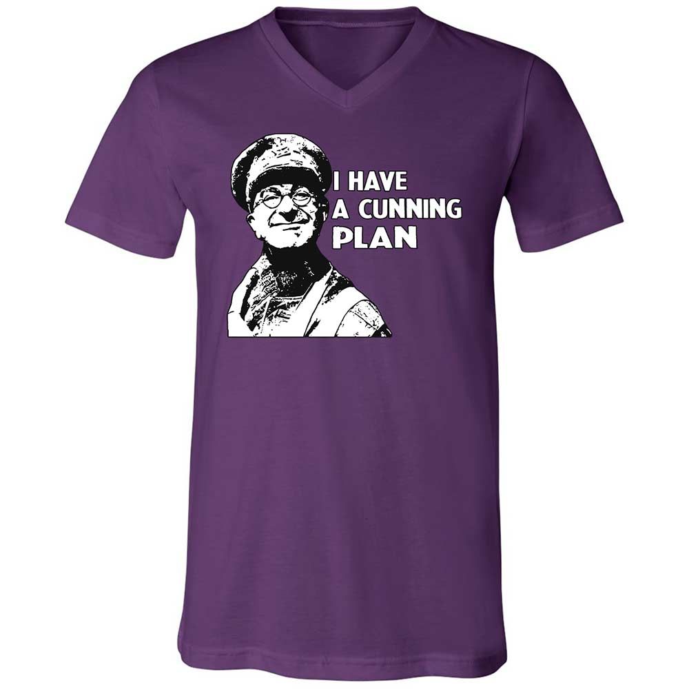 Unisex V-Neck T-Shirt - W3PSPYSB - Team Purple - 10
