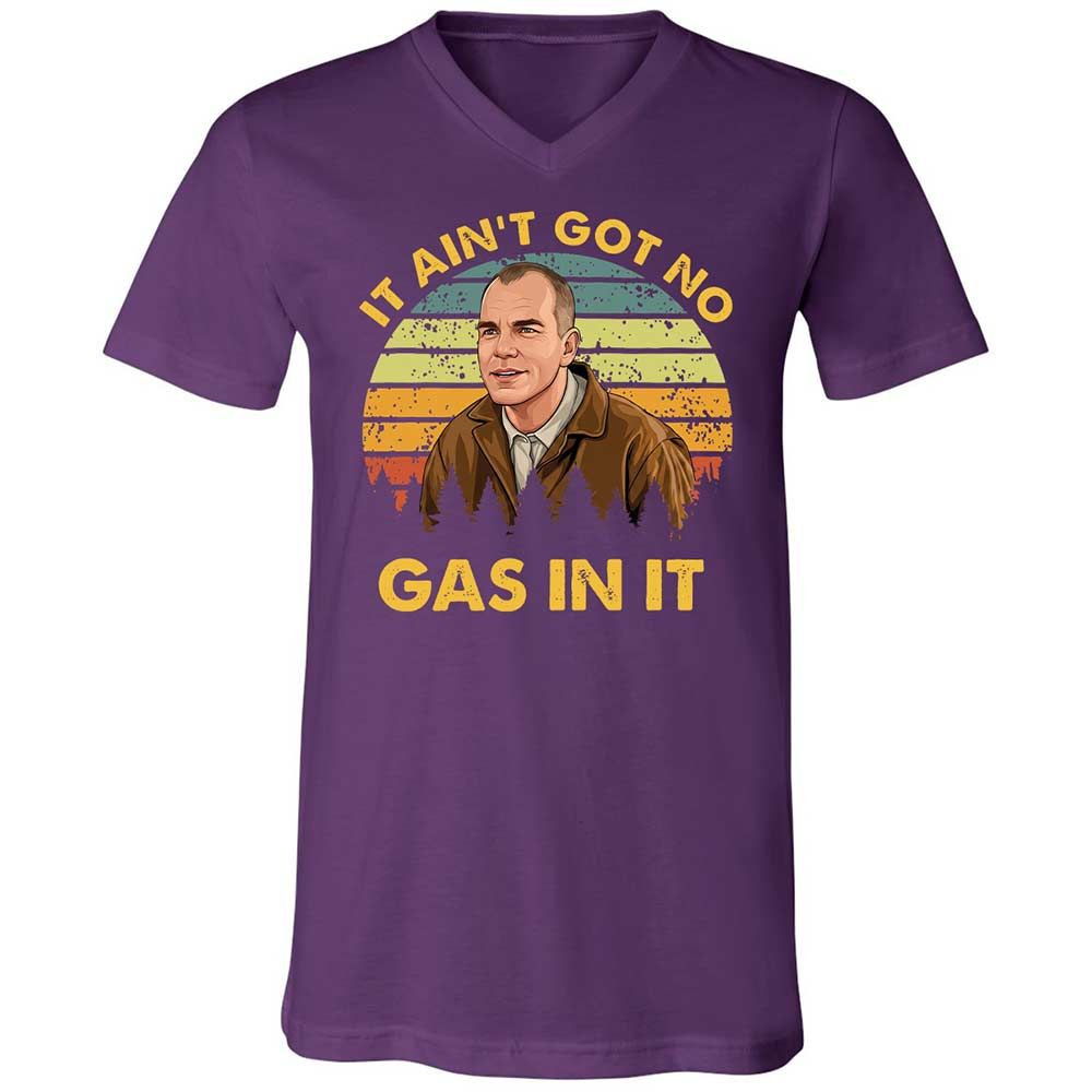 Unisex V-Neck T-Shirt - 4DG7CU7Q - Team Purple - 10