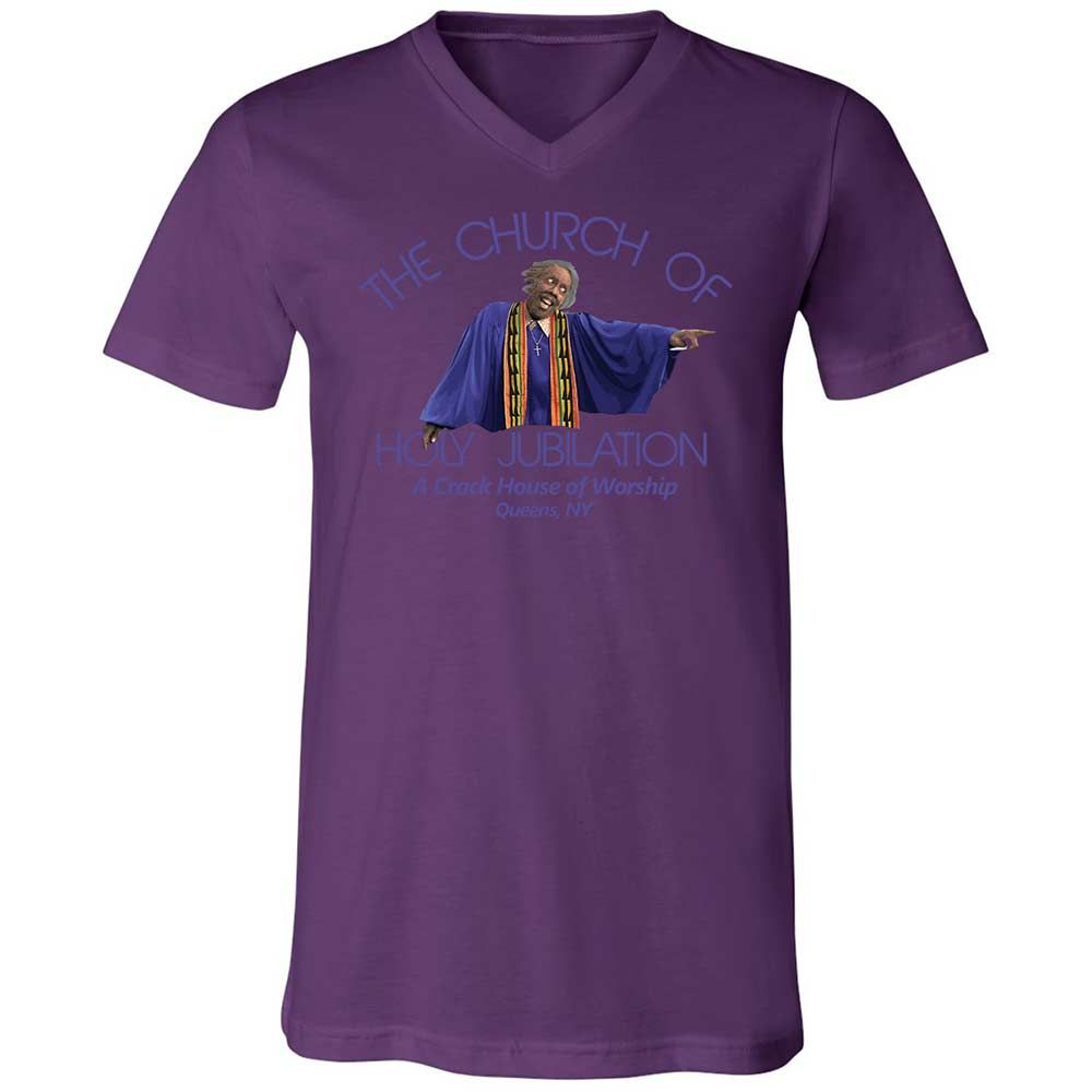 Unisex V-Neck T-Shirt - WQ3DNRZ3 - Team Purple - 10