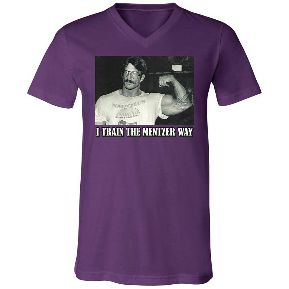 Unisex V-Neck T-Shirt - U28ZYD3U - Team Purple - 10
