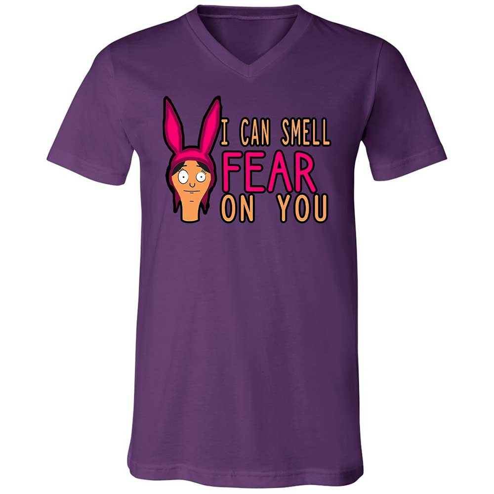 Unisex V-Neck T-Shirt - 14VSJB8Q - Team Purple - 10