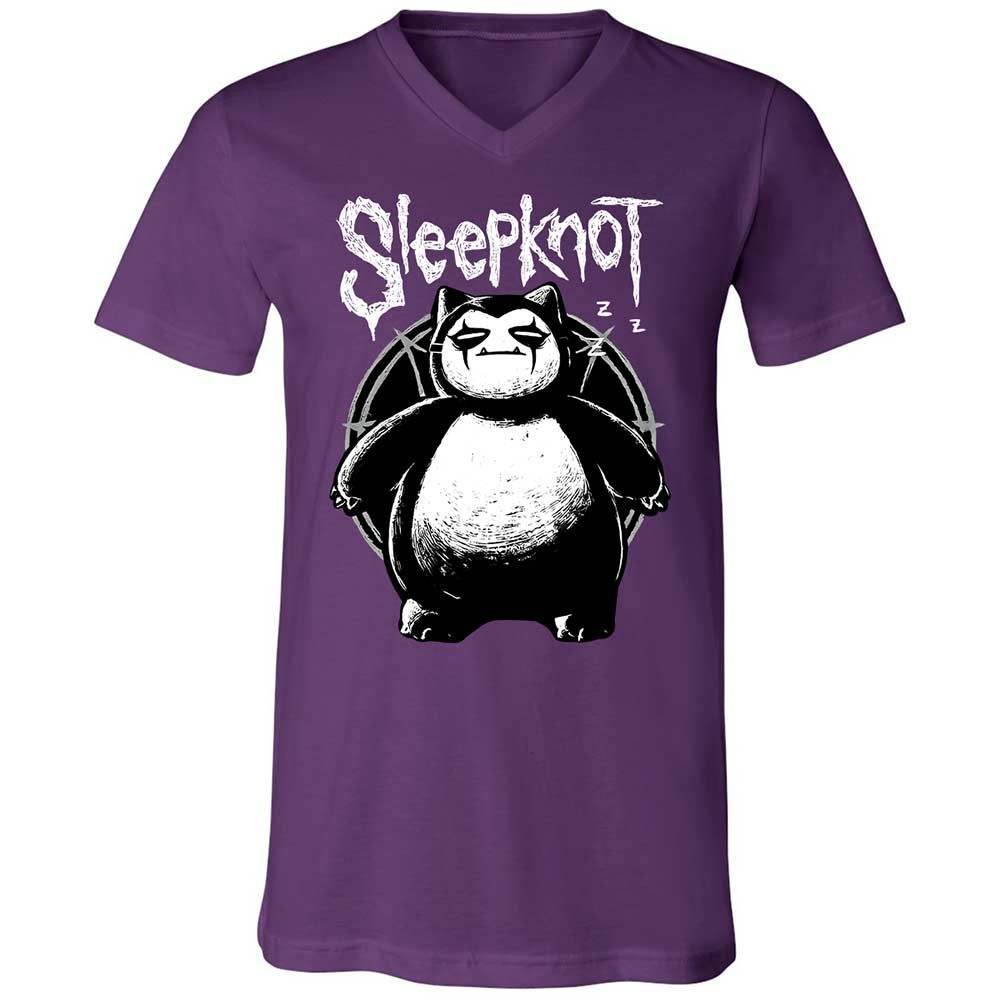 Unisex V-Neck T-Shirt - GTAAJ3J8 - Team Purple - 10