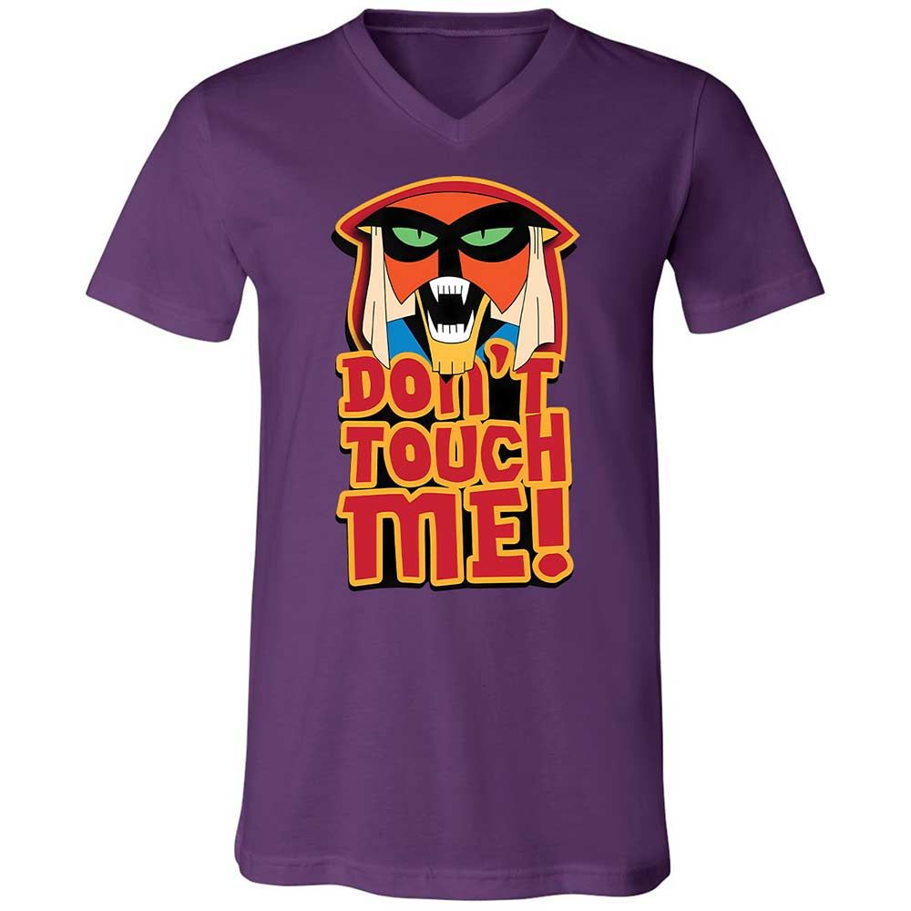 Unisex V-Neck T-Shirt - 8Y1LJLVJ - Team Purple - 10
