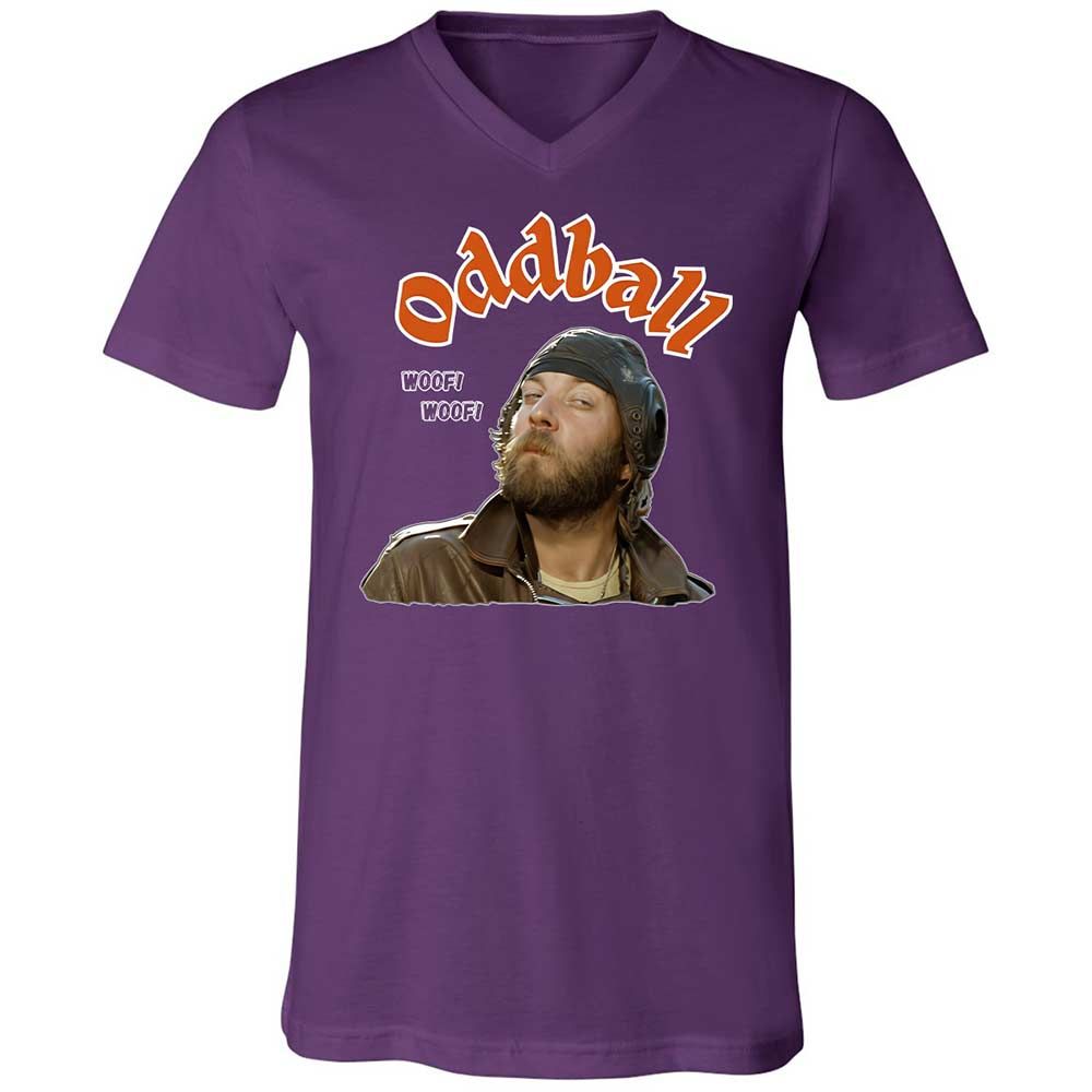 Unisex V-Neck T-Shirt - VAJ32SWQ - Team Purple - 10
