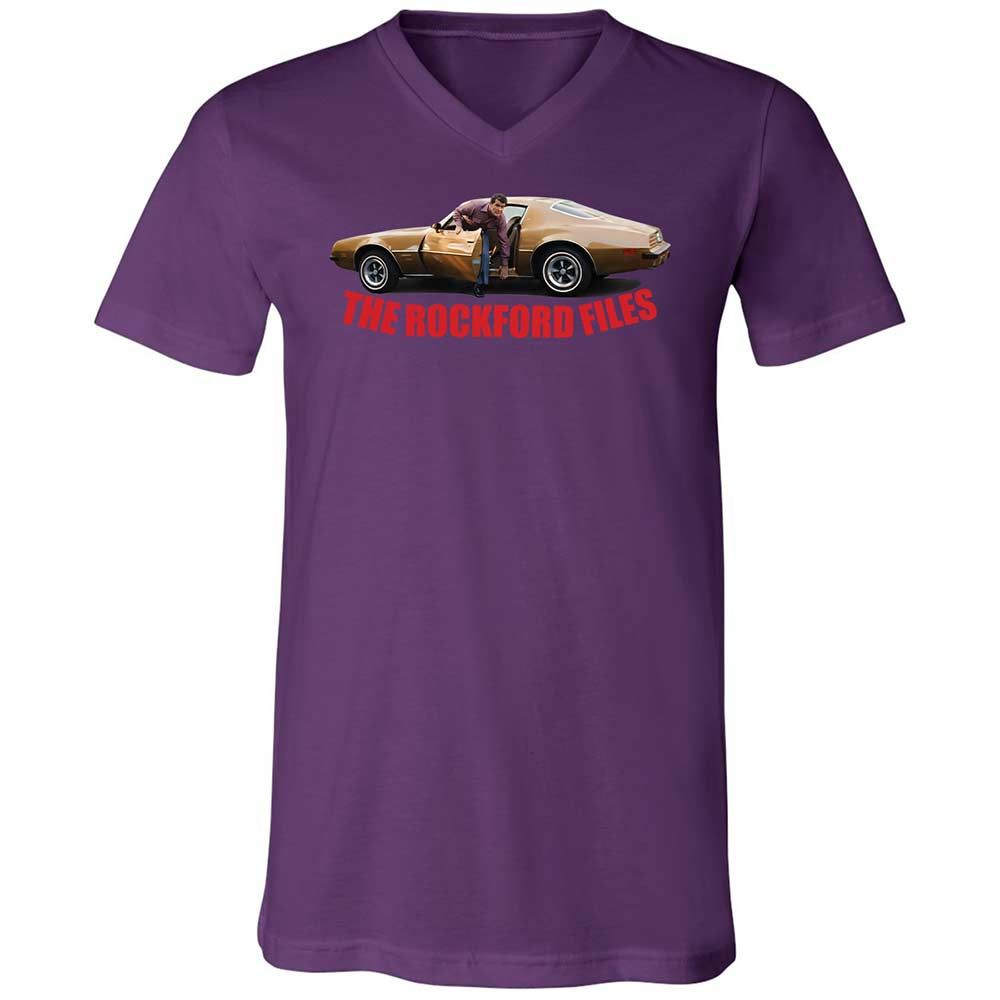 Unisex V-Neck T-Shirt - QSLY9VCD - Team Purple - 10