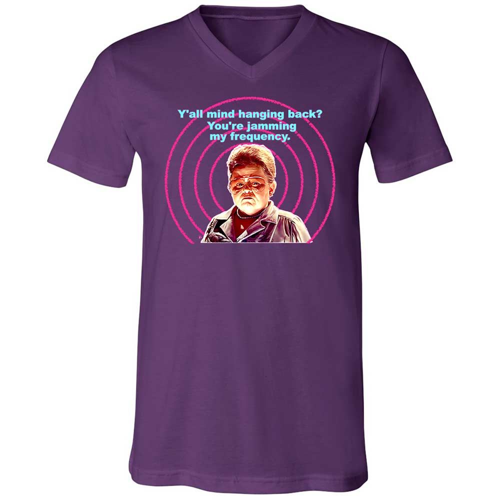 Unisex V-Neck T-Shirt - 1Q3HU76H - Team Purple - 10