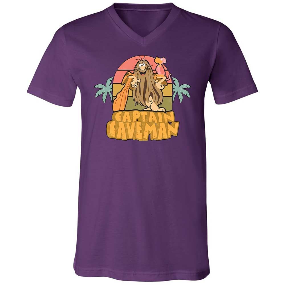 Unisex V-Neck T-Shirt - FFD6YE24 - Team Purple - 10