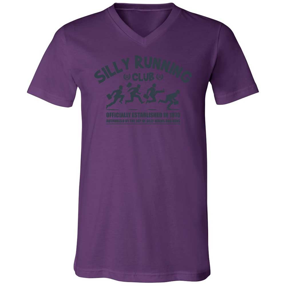 Unisex V-Neck T-Shirt - XC7GA3U8 - Team Purple - 10