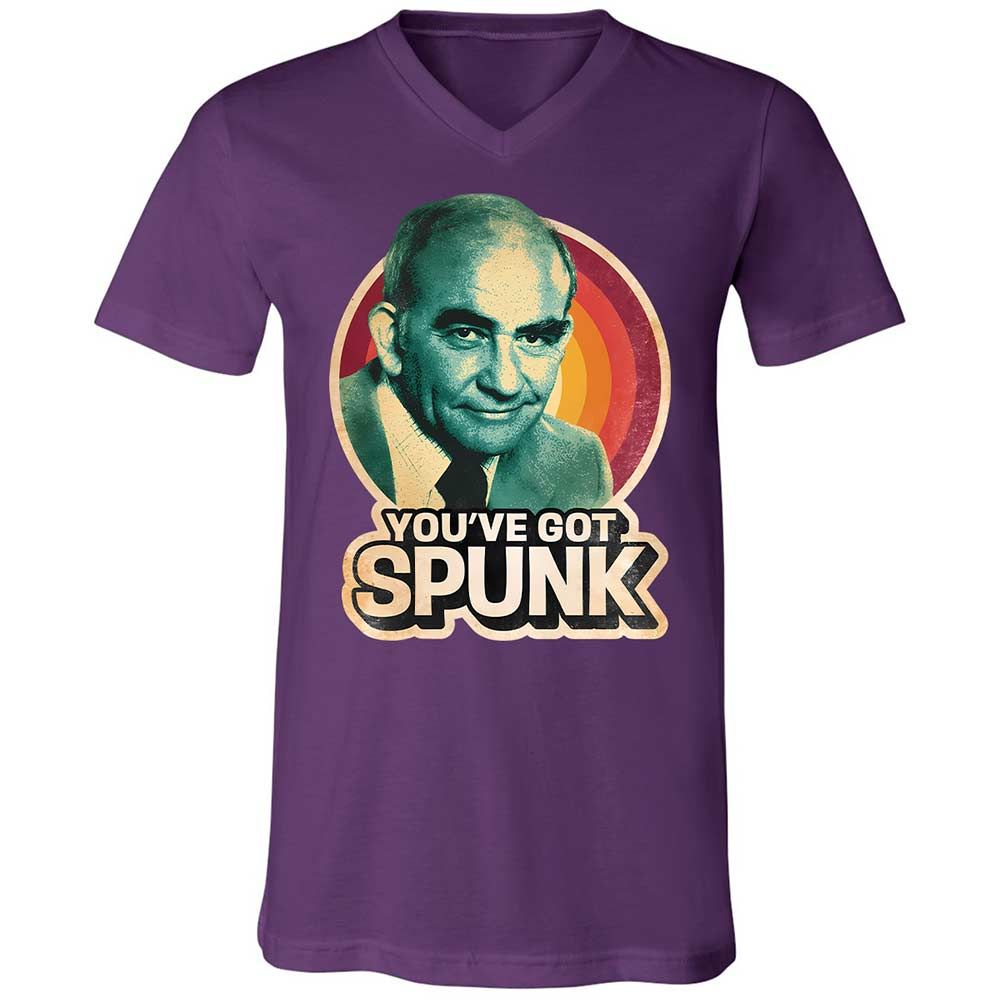 Unisex V-Neck T-Shirt - D66L5DAD - Team Purple - 10