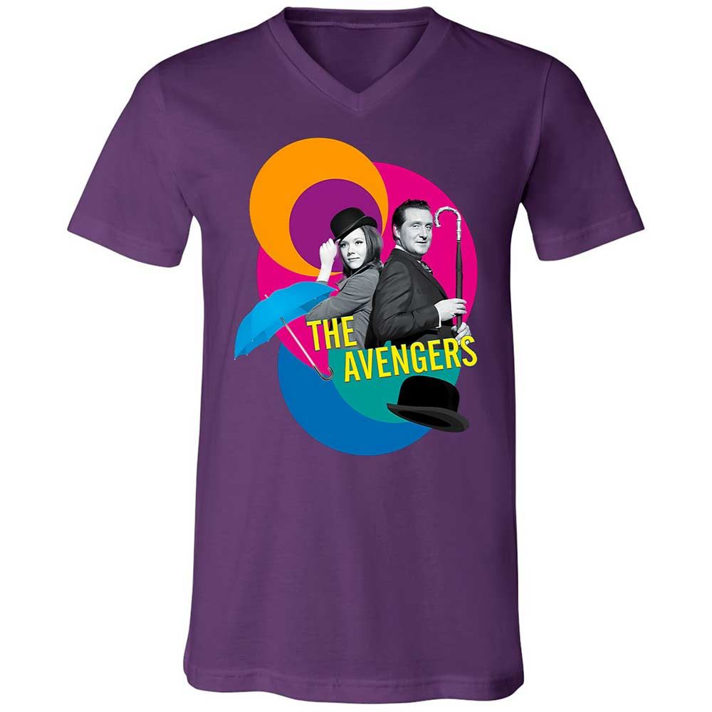 Unisex V-Neck T-Shirt - ZZ2HD8V6 - Team Purple - 10