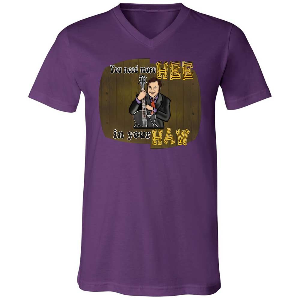 Unisex V-Neck T-Shirt - 3YR5NY3S - Team Purple - 10