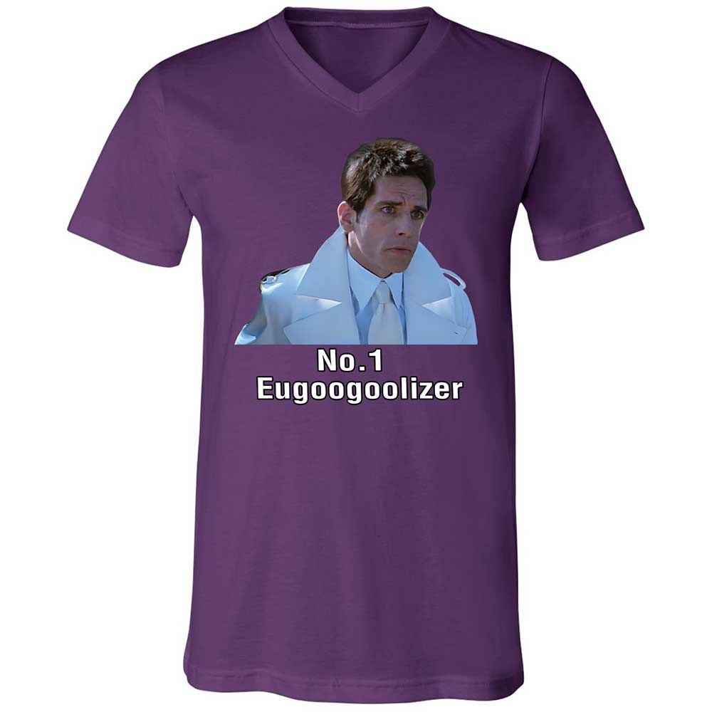 Unisex V-Neck T-Shirt - E49ULFDM - Team Purple - 10