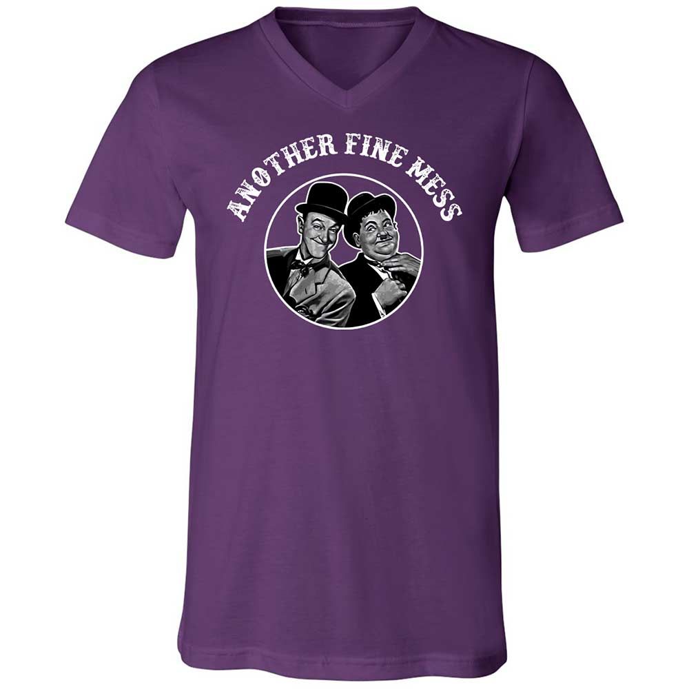 Unisex V-Neck T-Shirt - 8UYGAG2G - Team Purple - 10