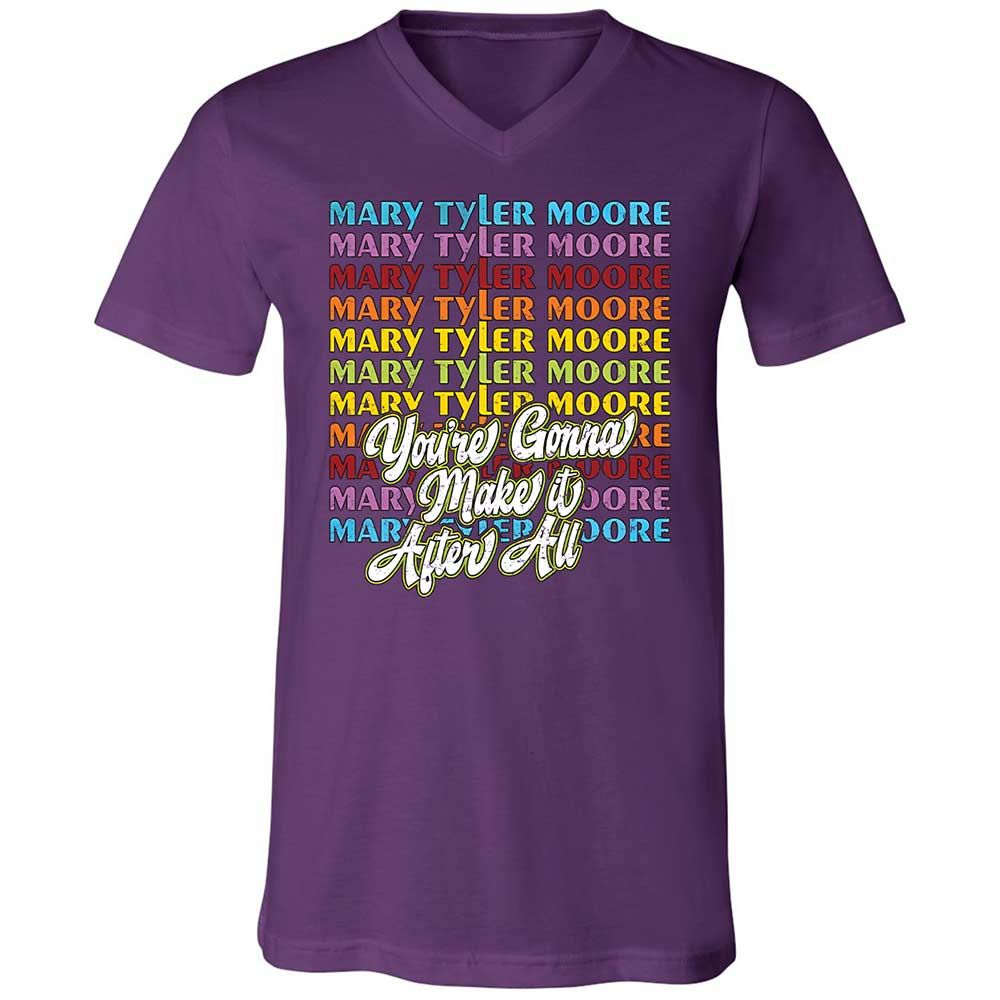 Unisex V-Neck T-Shirt - 3LEQDC4J - Team Purple - 10