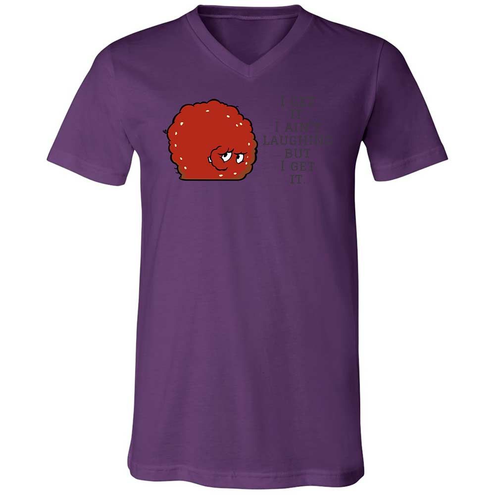 Unisex V-Neck T-Shirt - RCXN36KD - Team Purple - 10