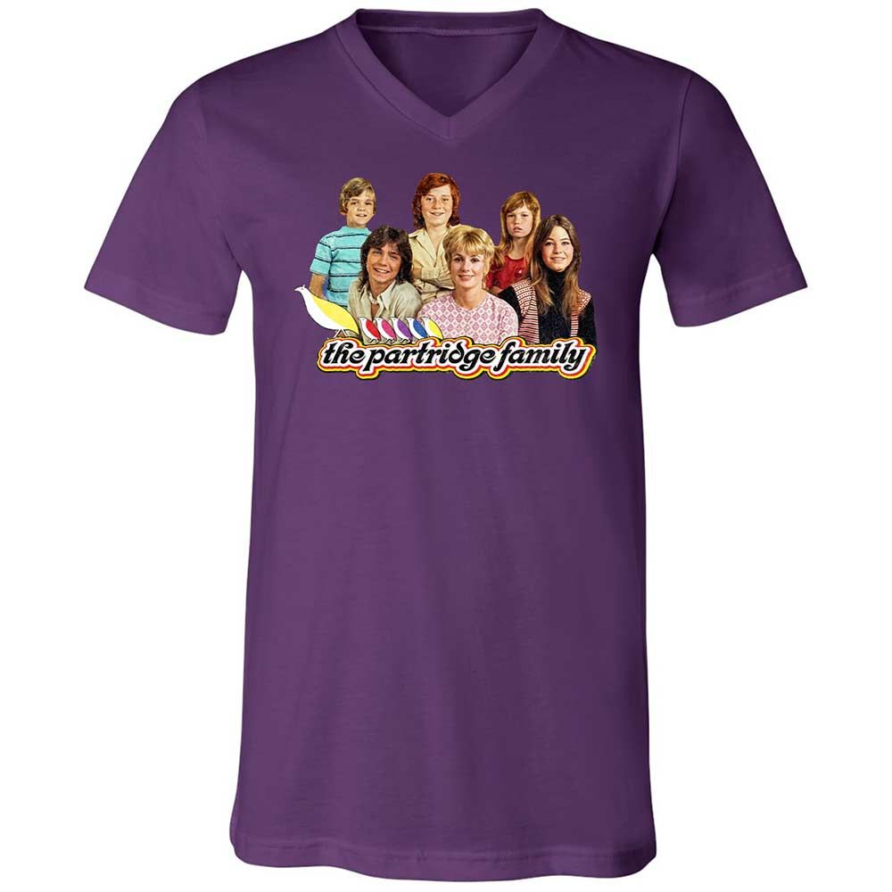 Unisex V-Neck T-Shirt - DT9ME8YH - Team Purple - 10